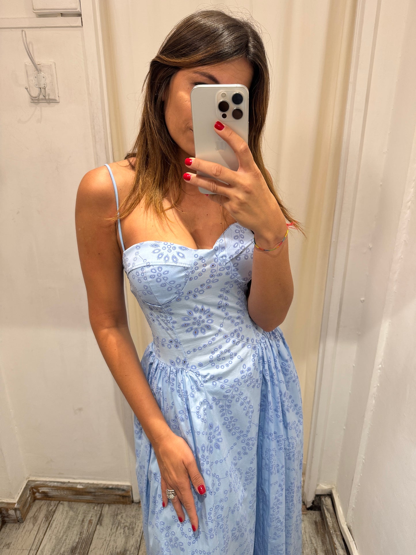 ABITO EFFETTO SANGALLO CELESTE