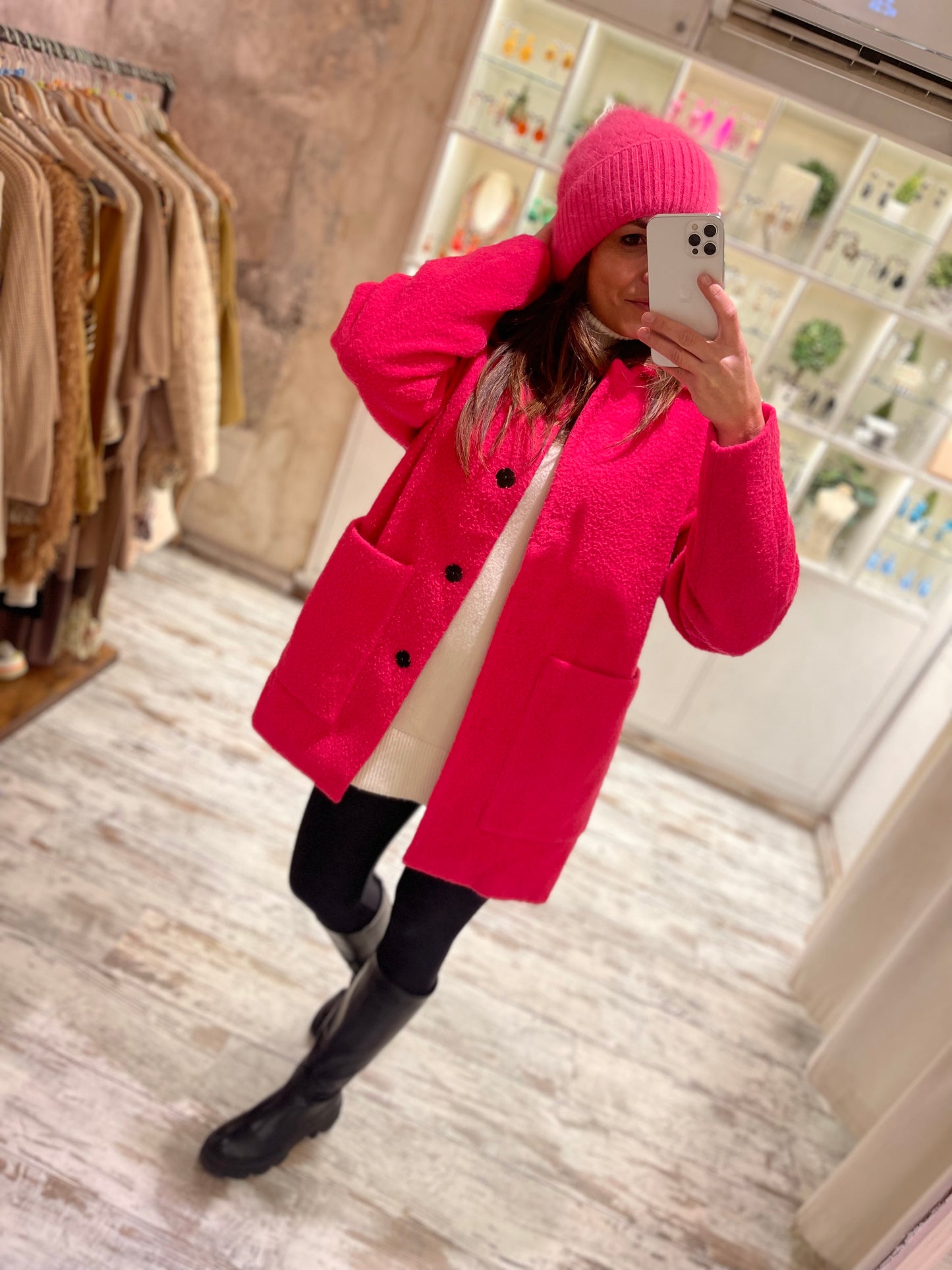 CAPPOTTO JUCCA FUCSIA