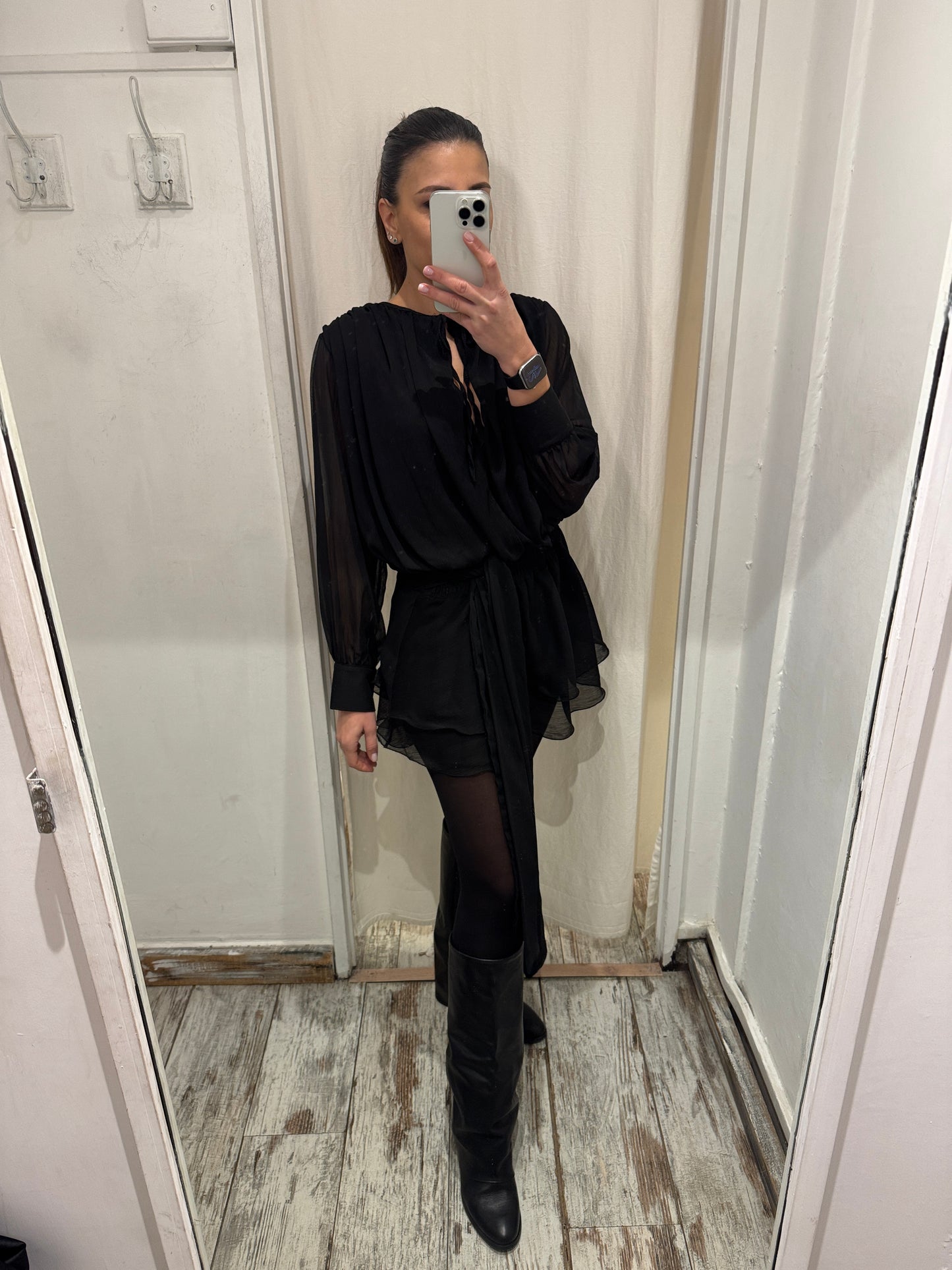 NEW COLLECTION - ABITO CHIFFON NERO