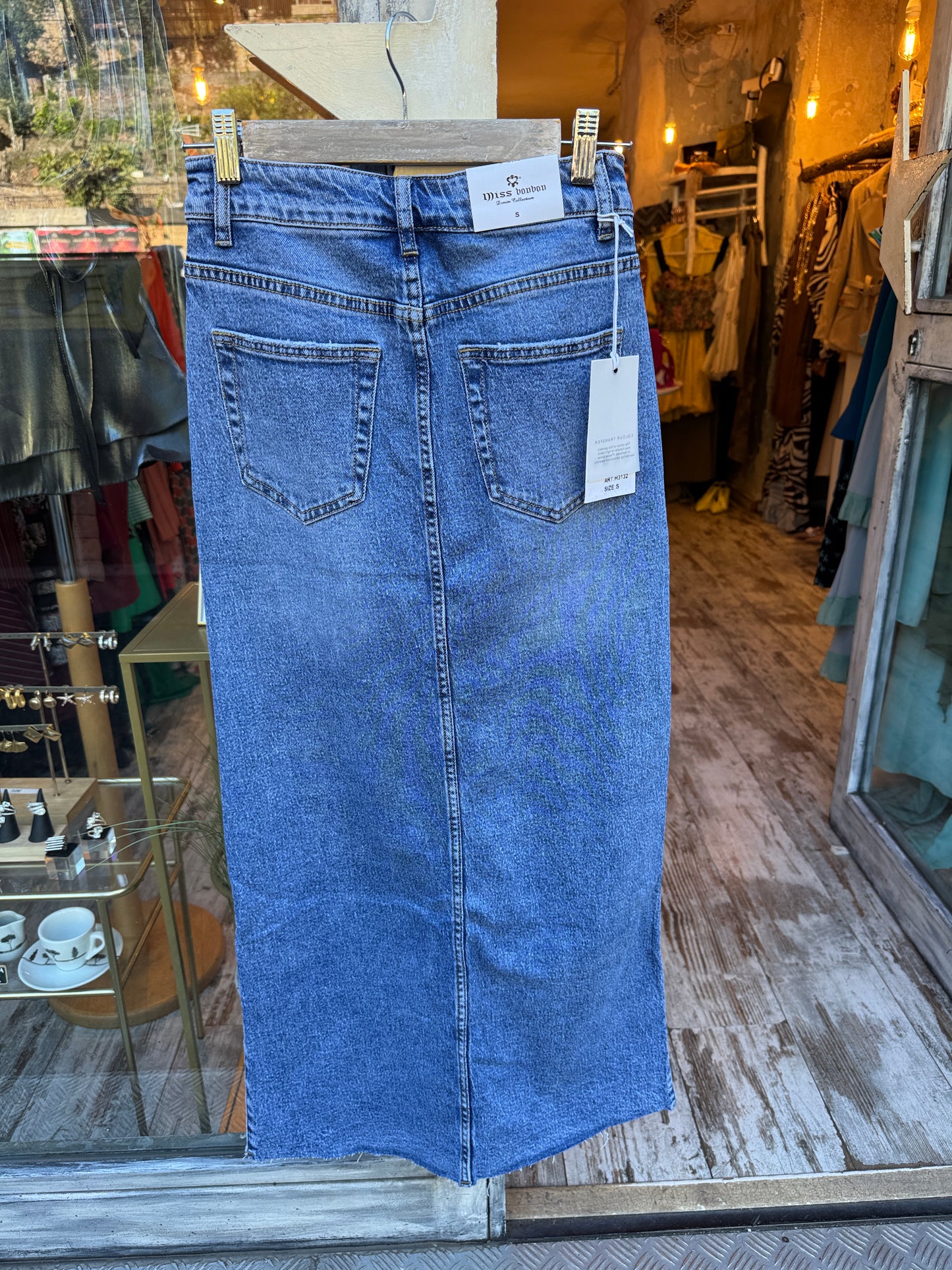 GONNA LONGUETTE DENIM