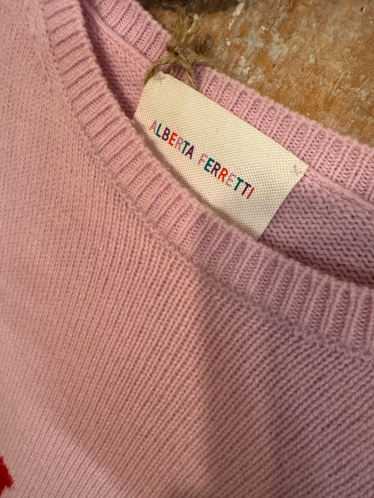 MAGLIA ALBERTA FERRETTI ‘SATURDAY’ ROSA