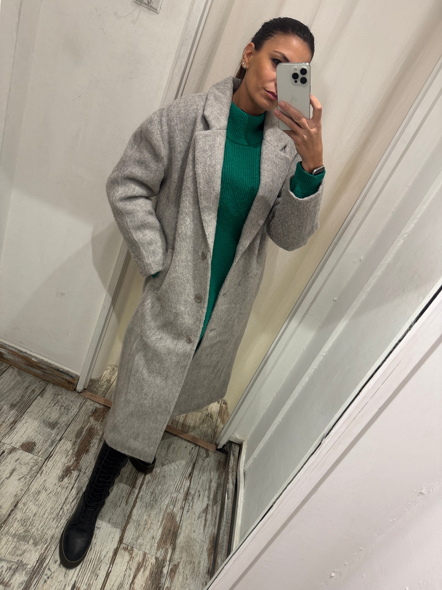CAPPOTTO AMERICAN VINTAGE GRIGIO PERLA