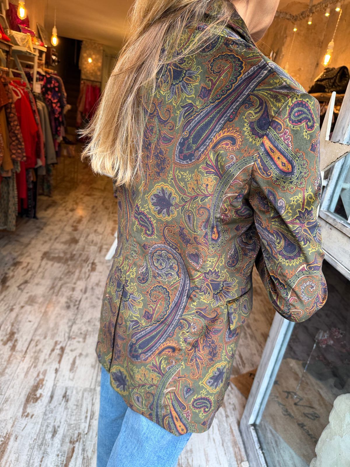 BLAZER CIRCOLO DAMASCATO VERDE MILITARE