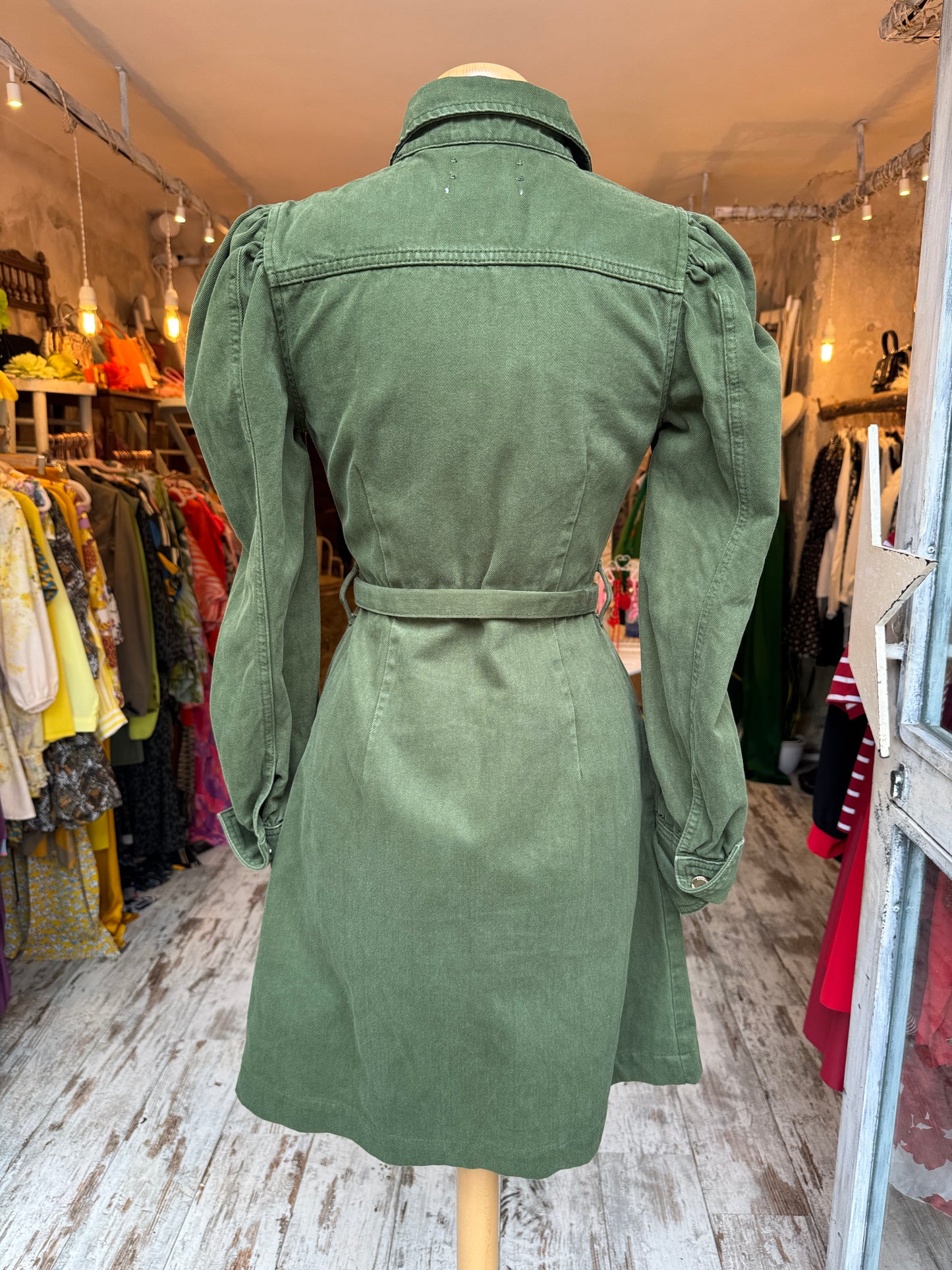 ABITO ESSENTIEL ANTWERP DENIM VERDE MILITARE