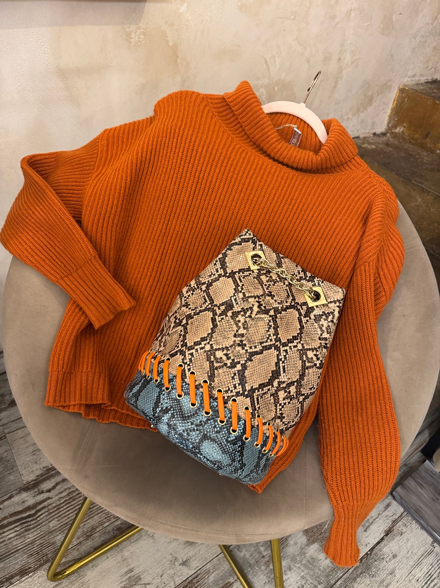 SECCHIELLO LA CARRIE ECOPELLE PITONE