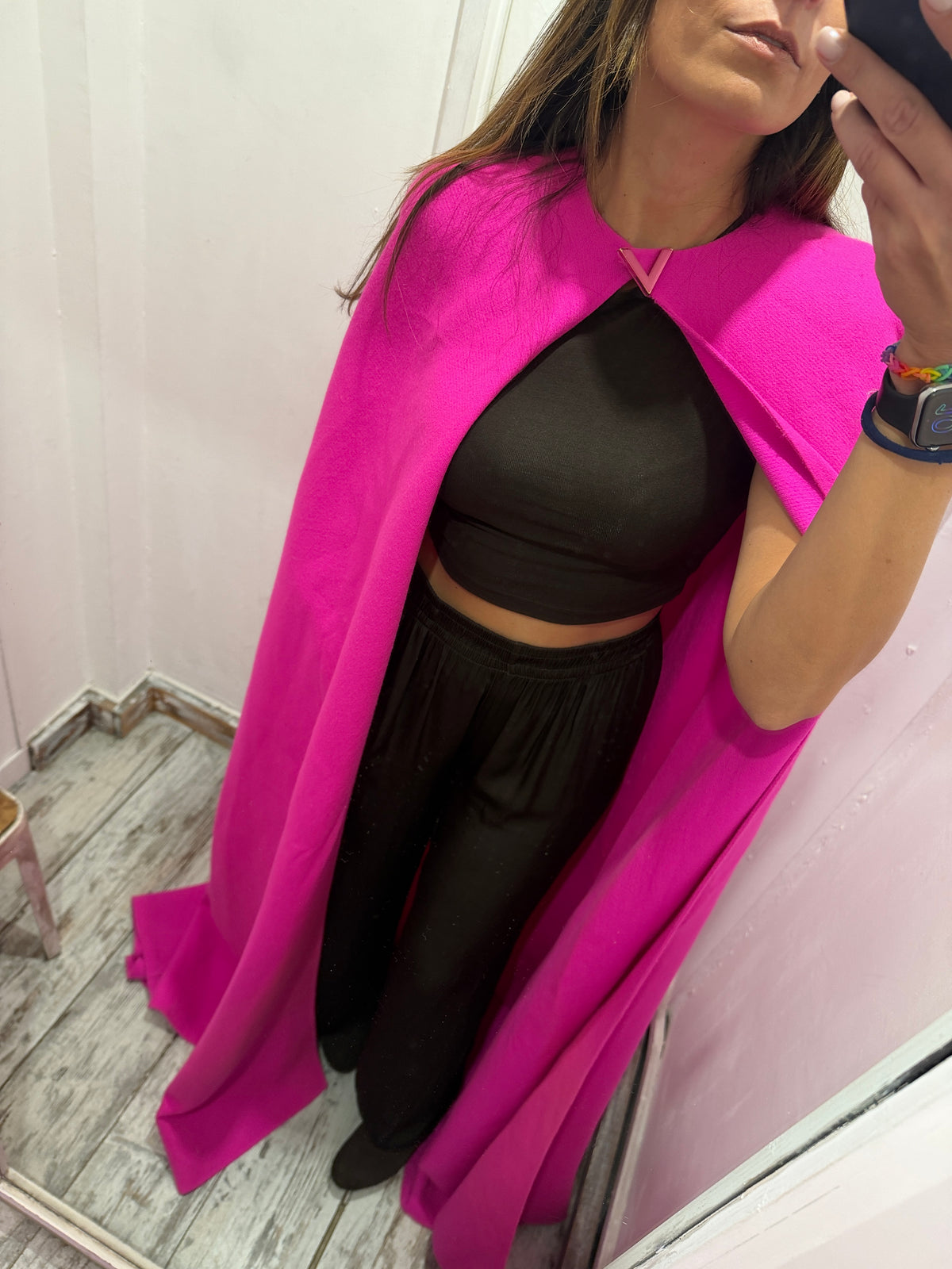 MANTELLA VALENTINO FUCSIA CON CODA