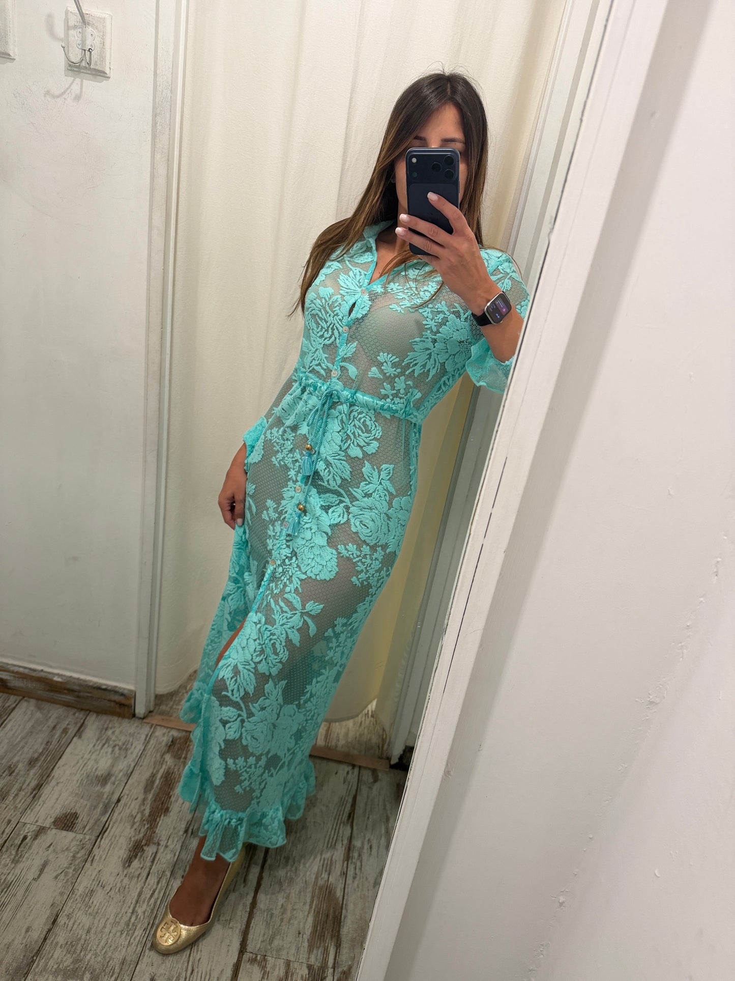 CHEMISIER RAFFAELLA D’ANGELO IN PIZZO TIFFANY