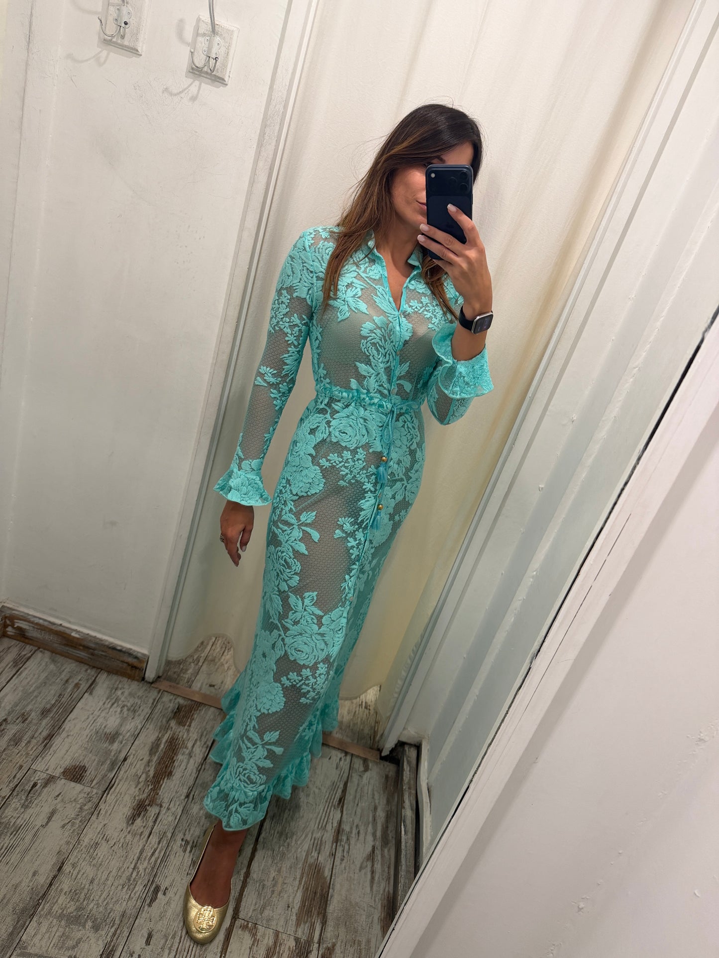 CHEMISIER RAFFAELLA D’ANGELO IN PIZZO TIFFANY