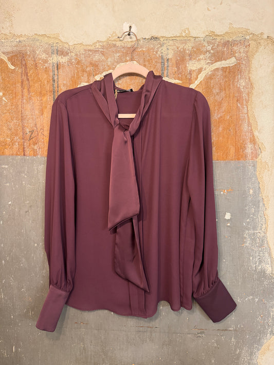 BLUSA CON FIOCCO VINACCIA