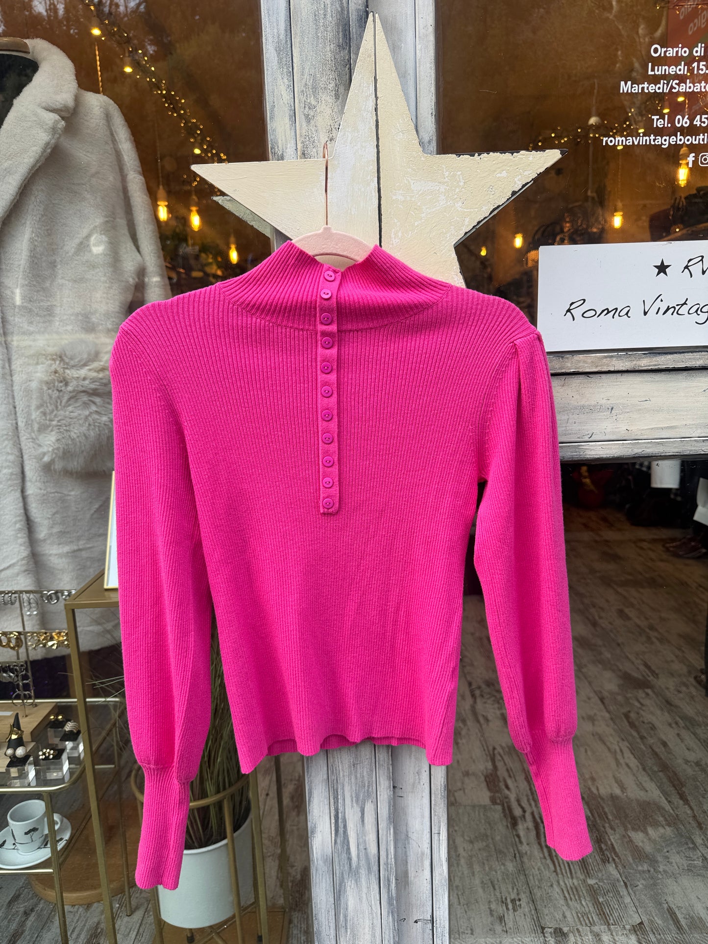 MAGLIA COSTINE FUCSIA
