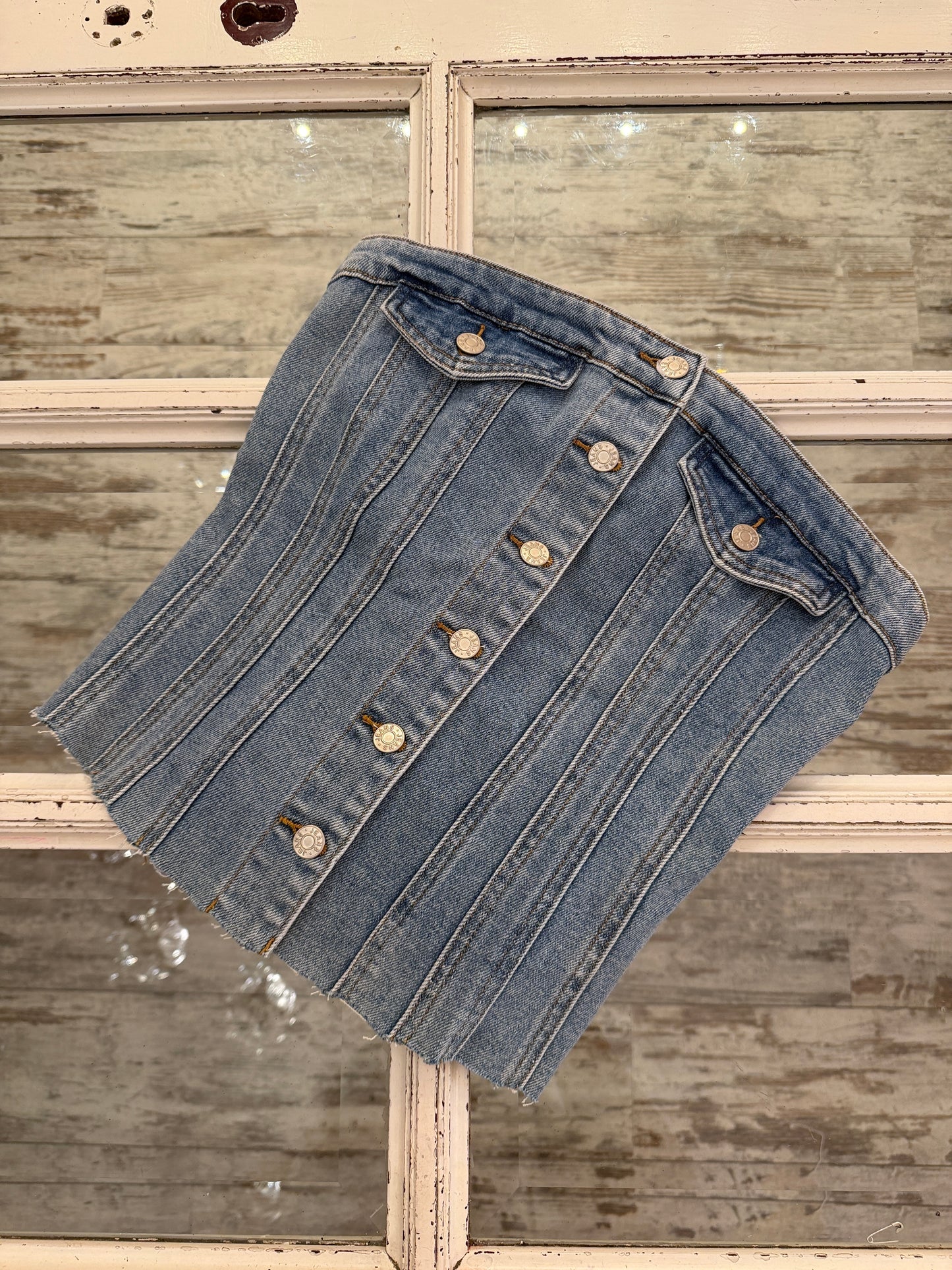 CORPETTO DENIM CON BOTTONI