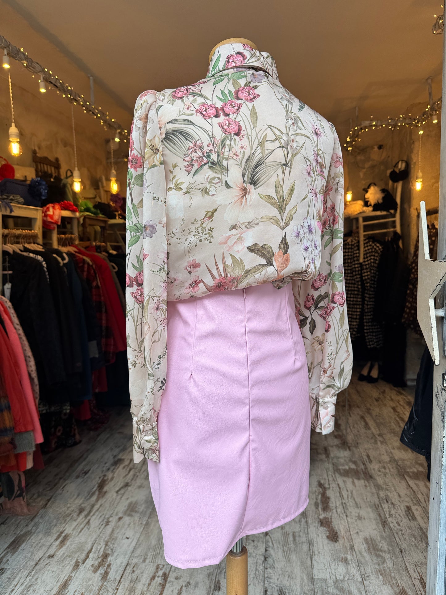 NEW COLLECTION - GONNA DRAPPEGGIATA ROSA