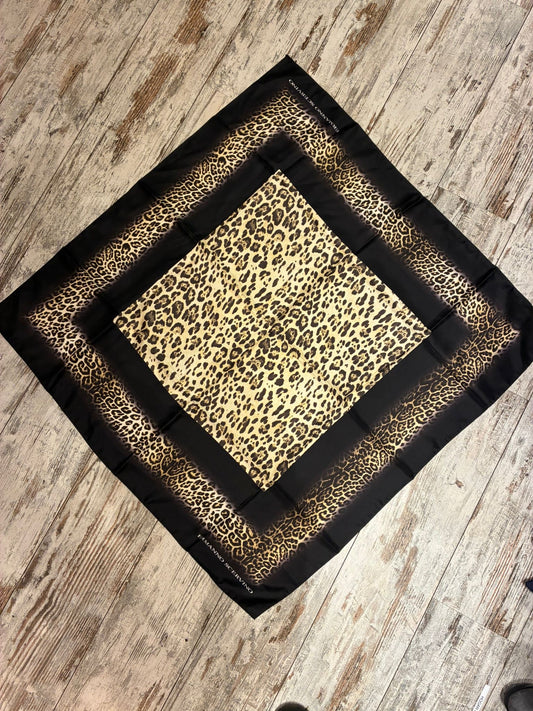 NEW COLLECTION - FOULARD ERMANNO SCERVINO SETA ANIMALIER