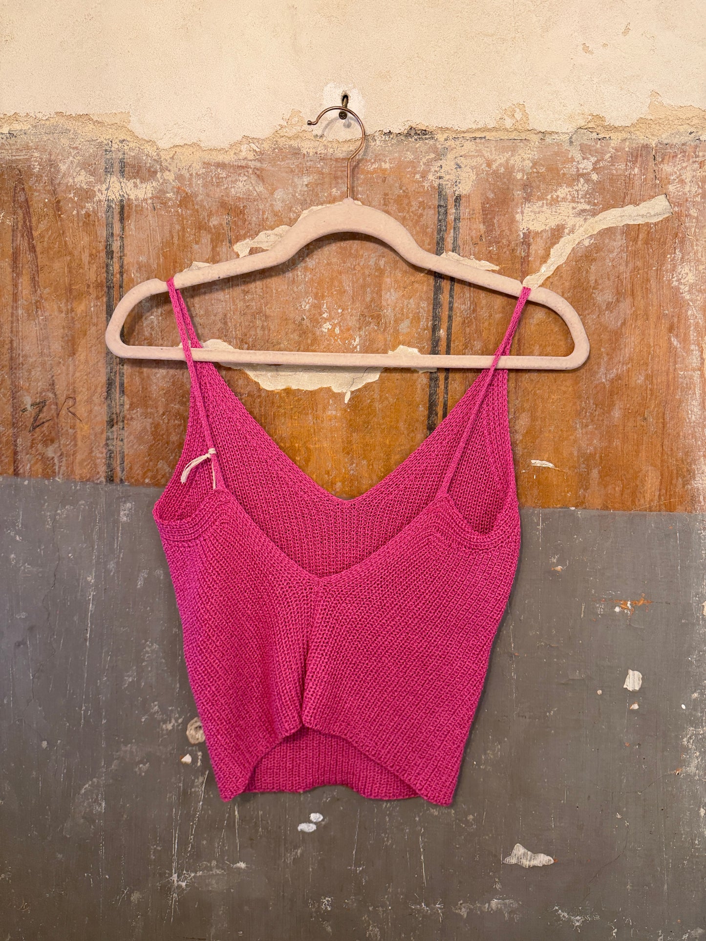 TOP CROP FUCSIA