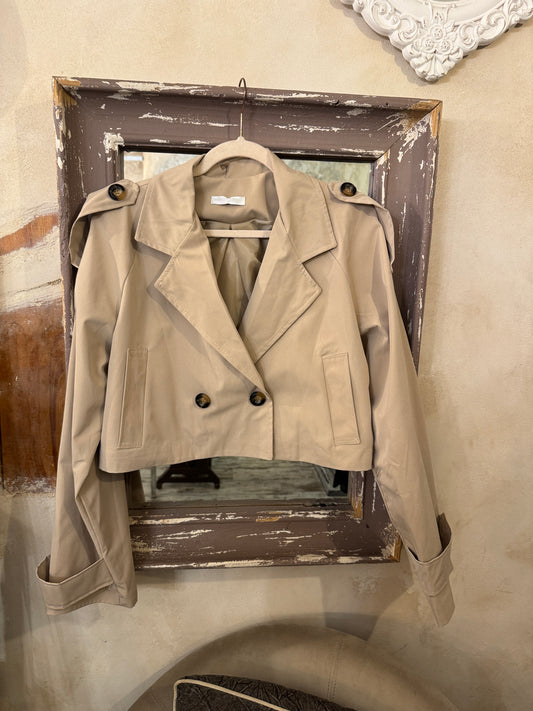 TRENCH CROP SABBIA