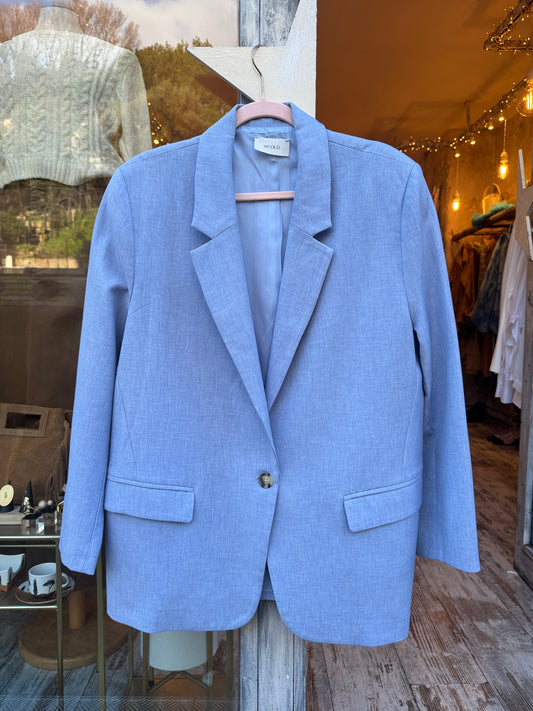 NEW COLLECTION - BLAZER OVER VICOLO CELESTE