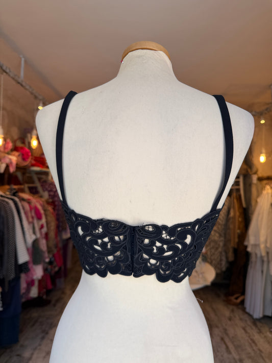 NEW COLLECTION - BRALETTE ERMANNO SCERVINO PIZZO NERO