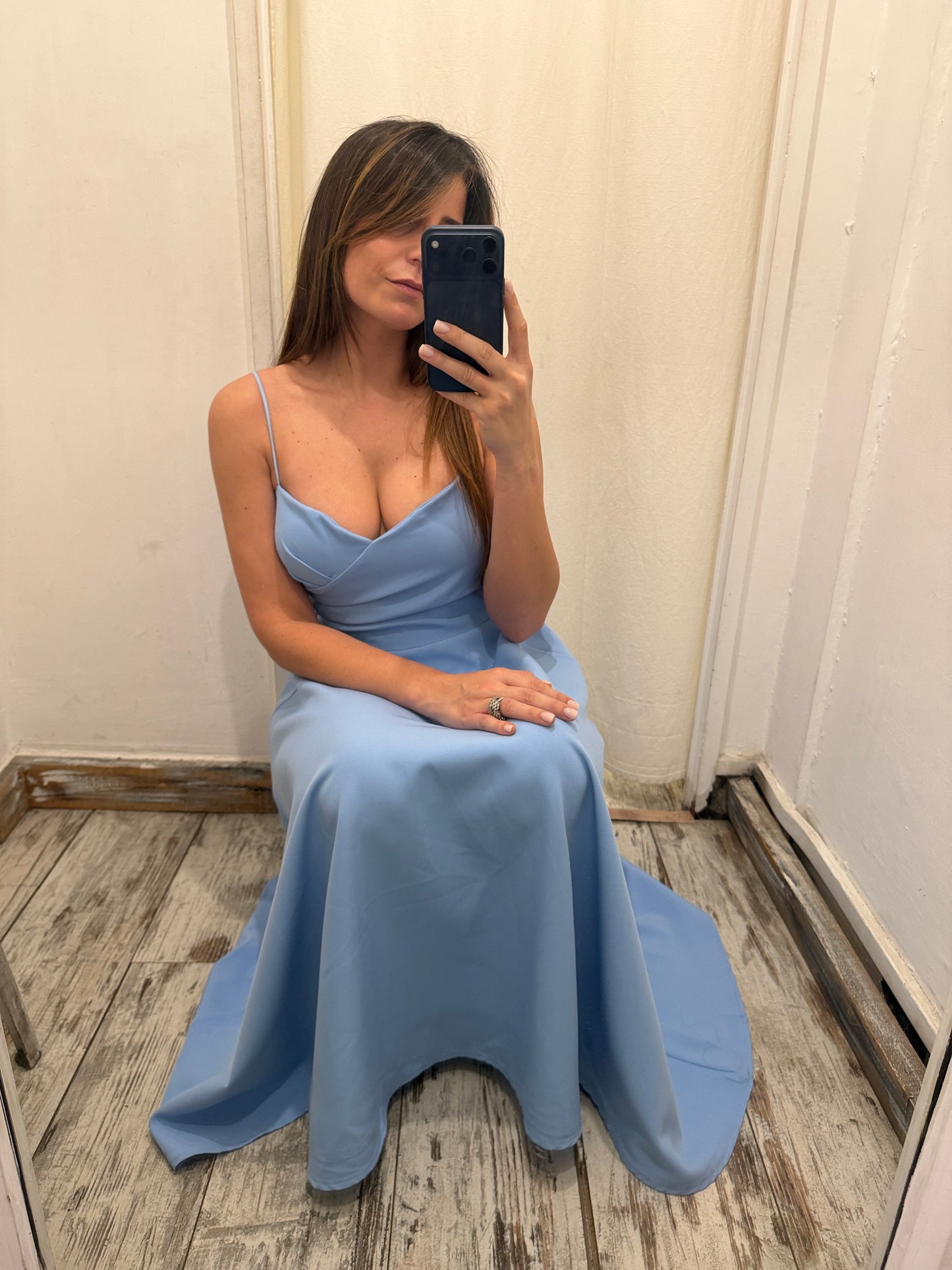 NEW COLLECTION - ABITO MIDI CELESTE