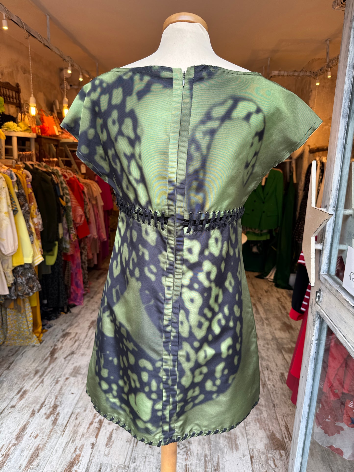 ABITO PRADA VERDE MILITARE