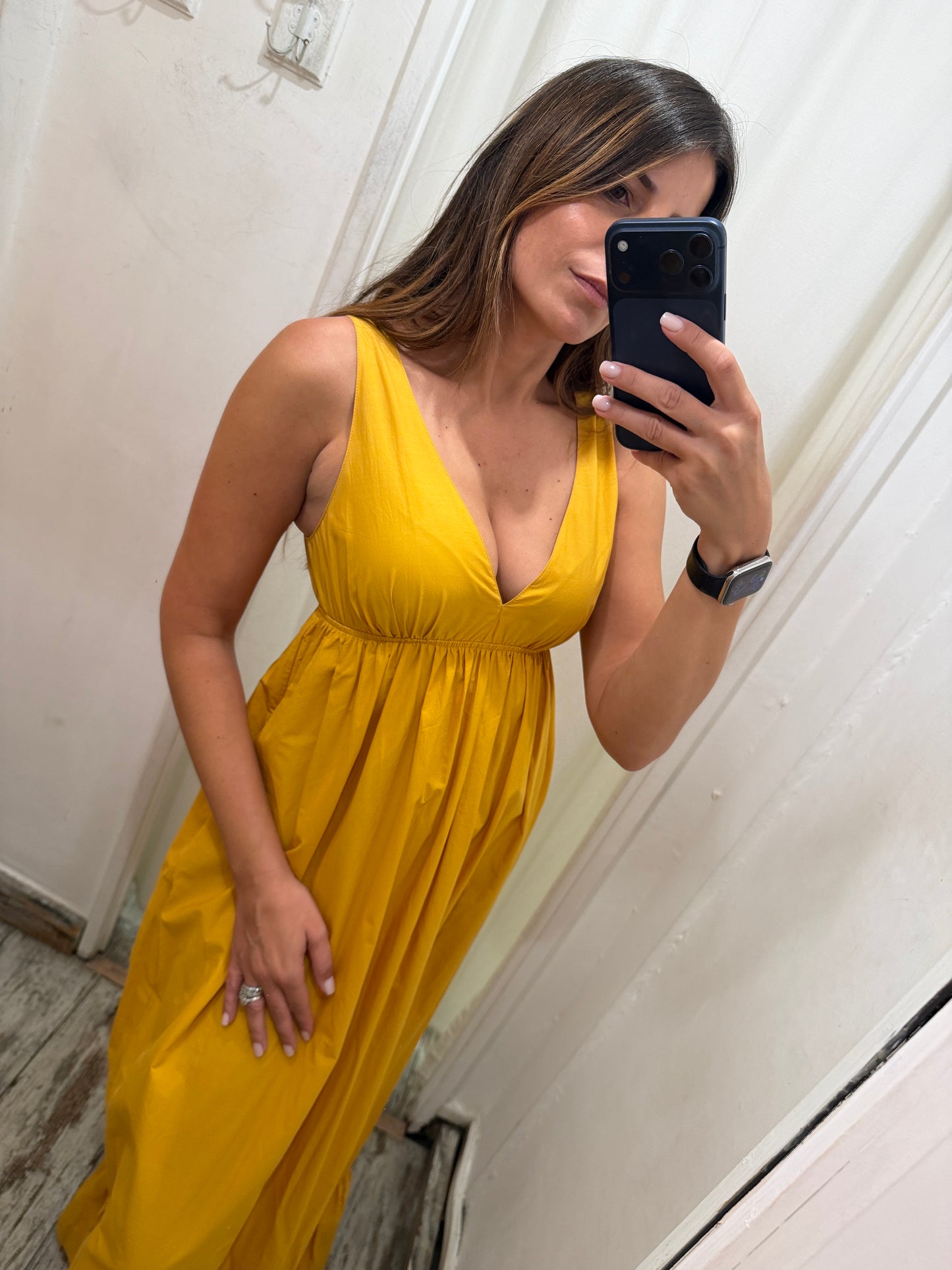 ABITO MANILA GRACE GIALLO LUNGO