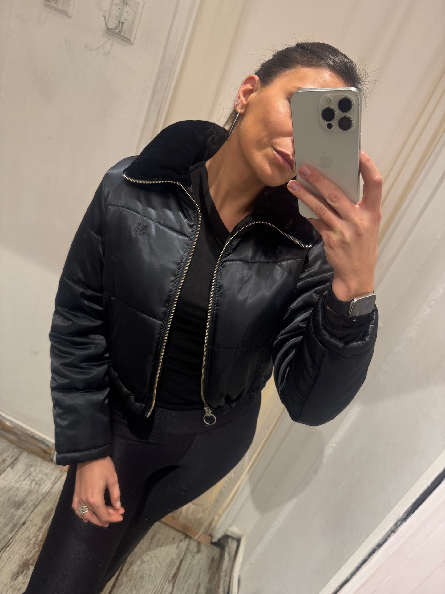 PIUMINO CROP CONVERSE NERO