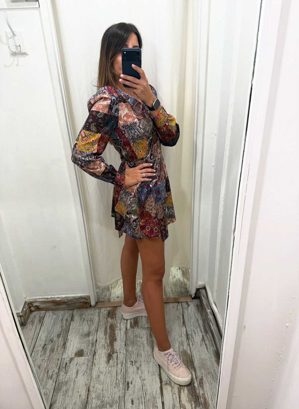 ABITO A PORTAFOGLIO PATCHWORK