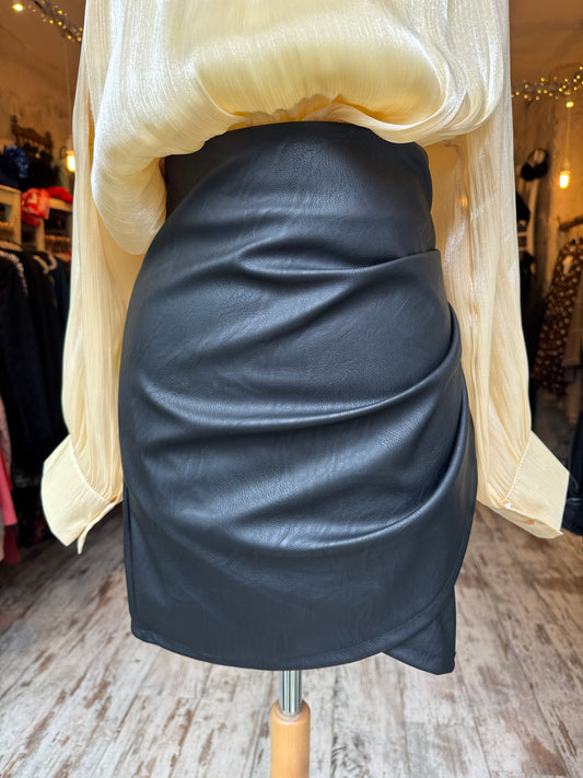 NEW COLLECTION - GONNA DRAPPEGGIATA NERA