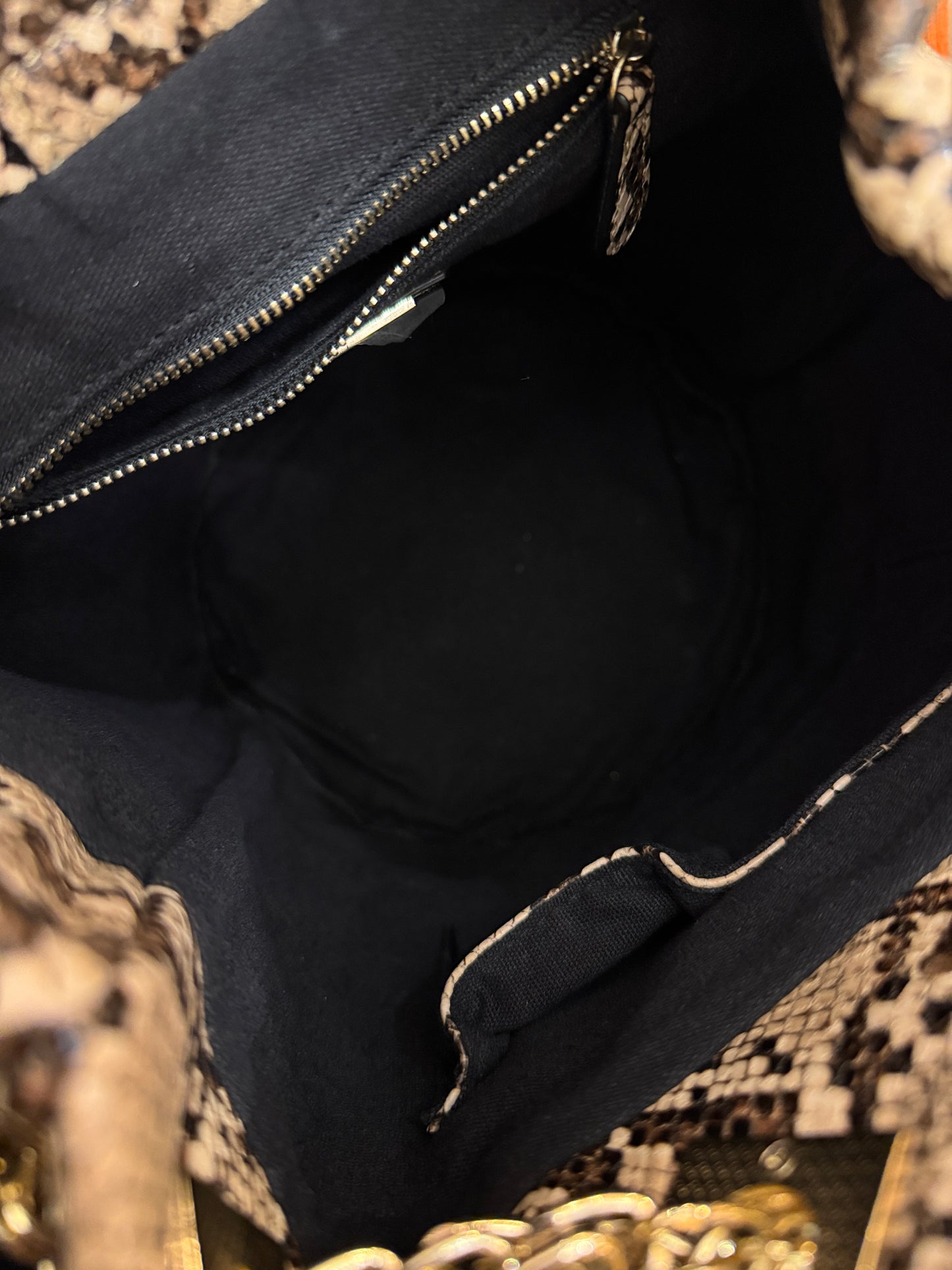 SECCHIELLO LA CARRIE ECOPELLE PITONE