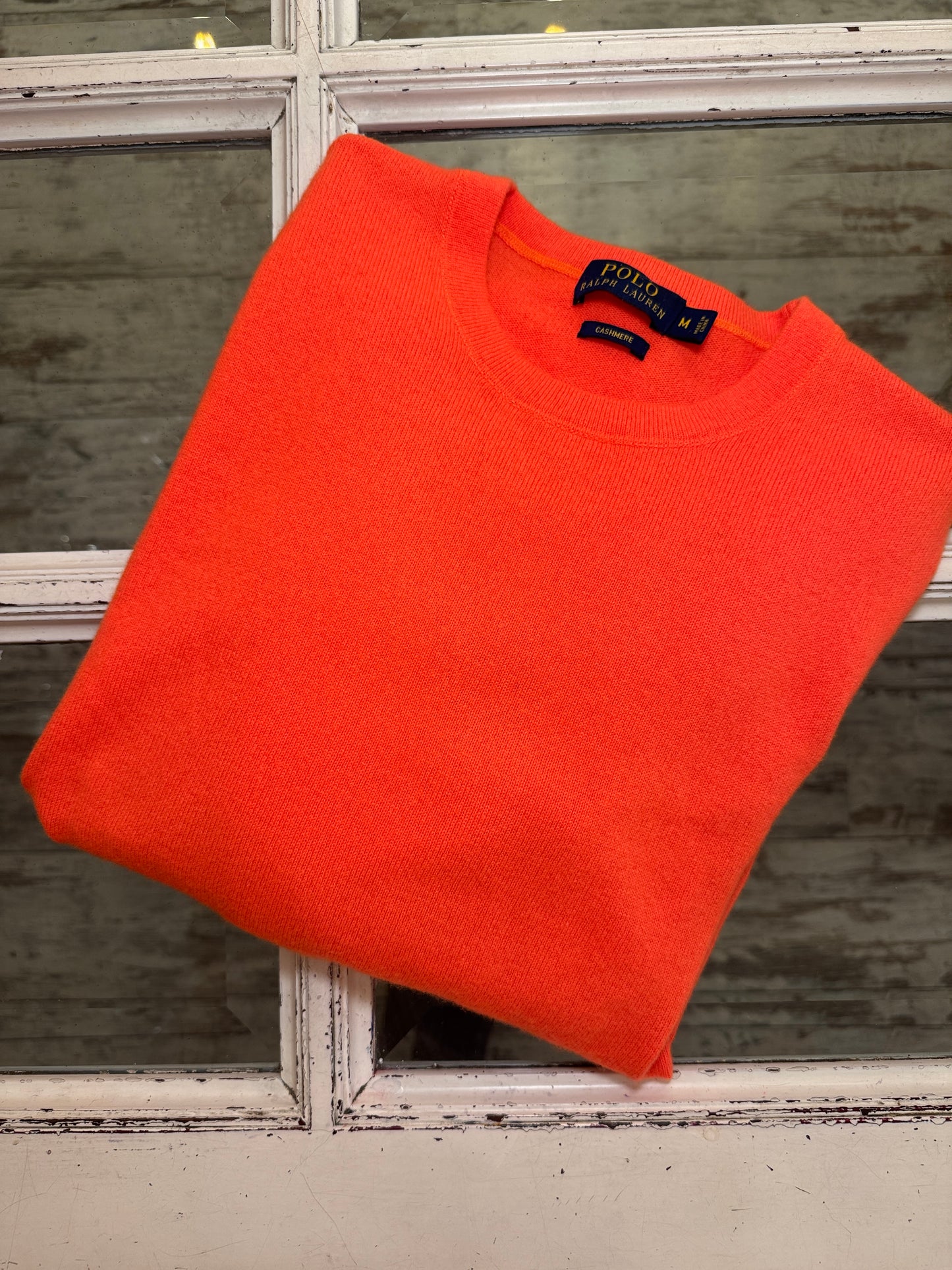 PULL RALPH LAUREN CASHMERE ARANCIO