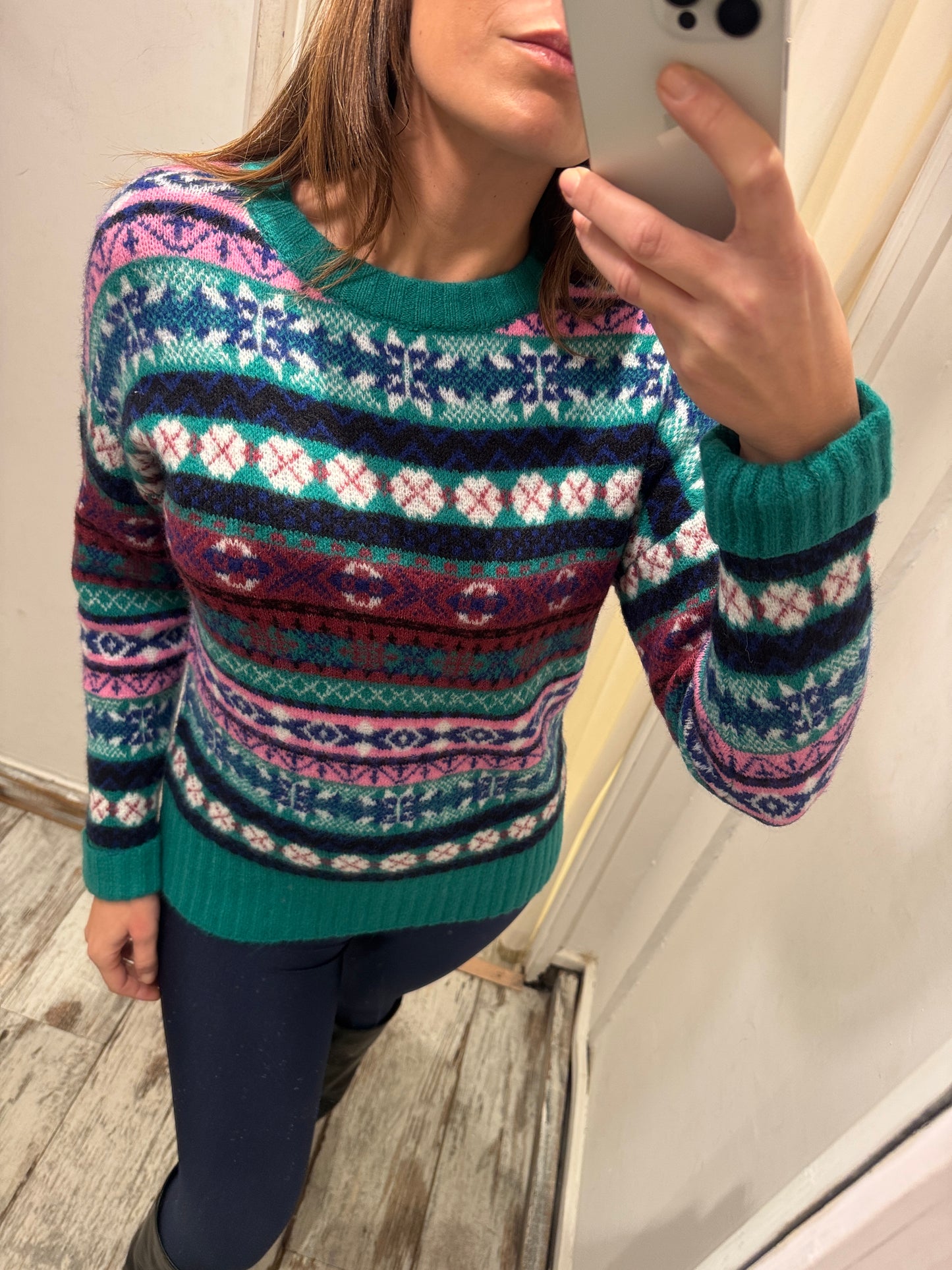 MAGLIA ETNICA VERDE