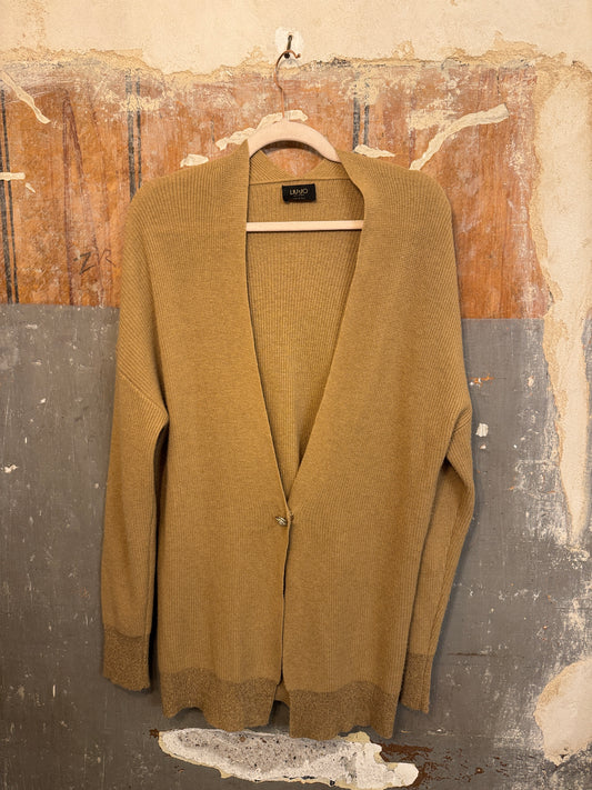 CARDIGAN MIDÌ LIUJO CAMMELLO