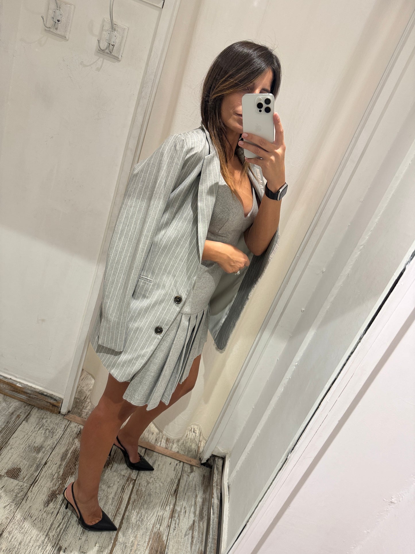 BLAZER TRUE TRADITION GRIGIO GESSATO