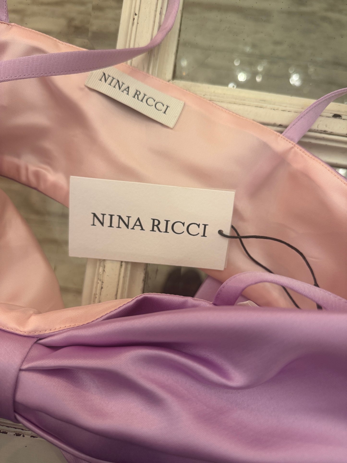 TOP BRALETTE NINA RICCI FIOCCO LILLA