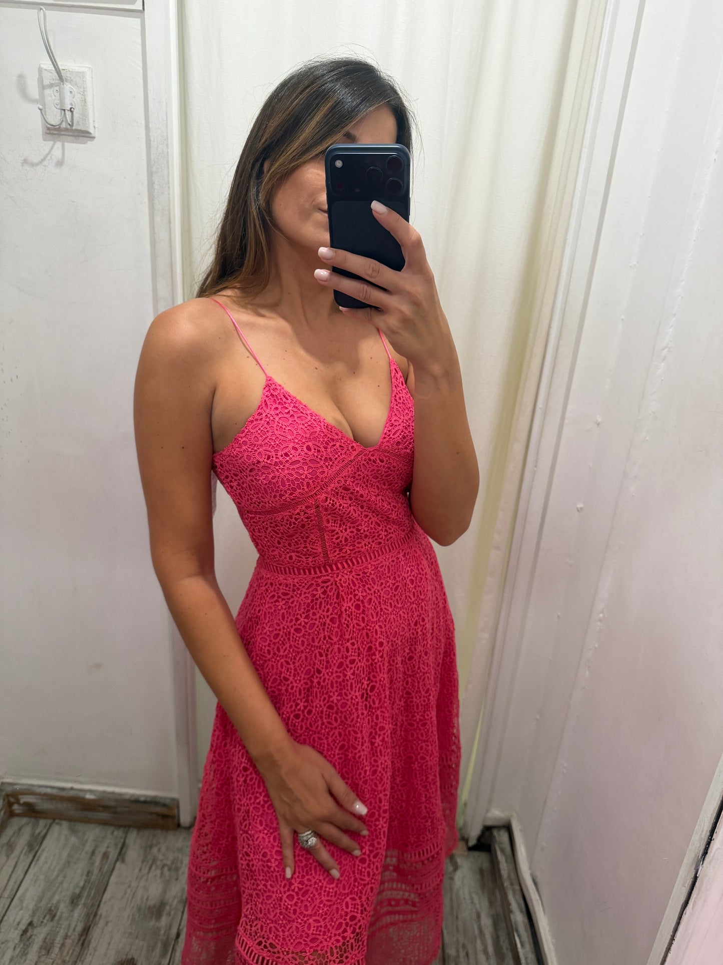 ABITO MAX&CO PIZZO FUCSIA