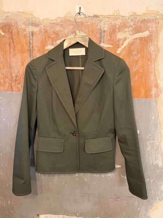NEW COLLECTION - BLAZER VALENTINO VERDE MILITARE