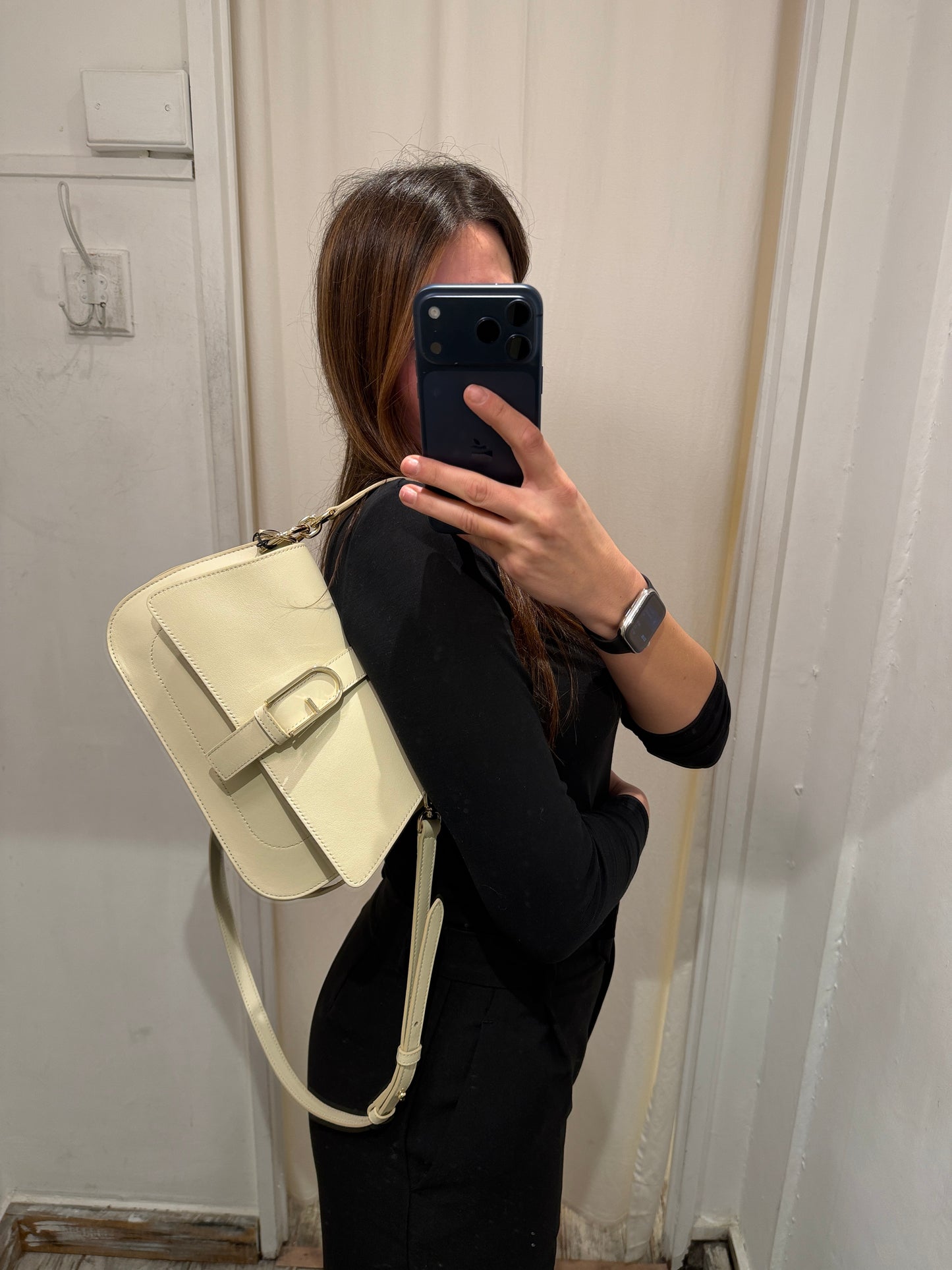 BORSA FURLA FLOW PELLE PANNA