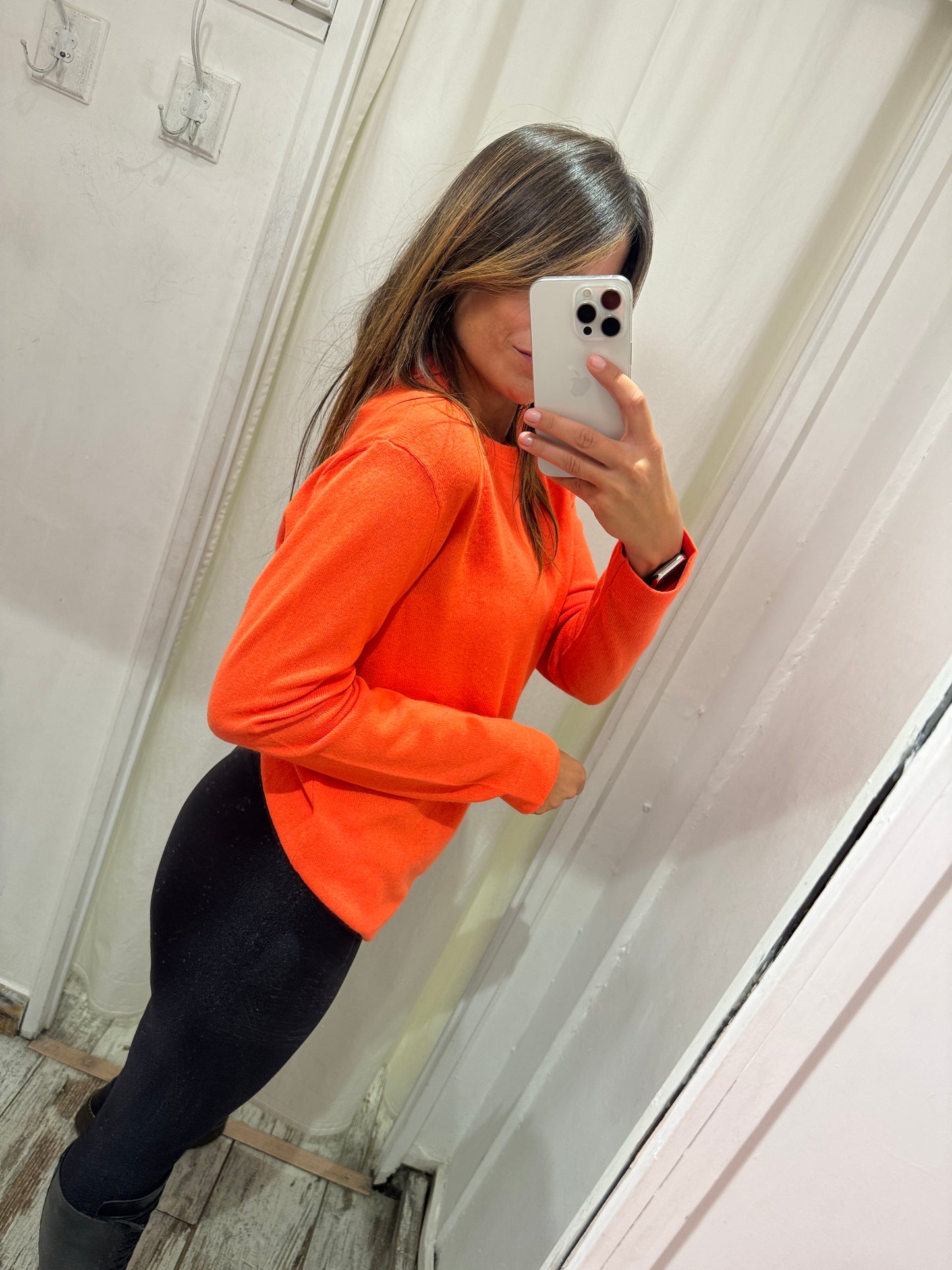 PULL RALPH LAUREN CASHMERE ARANCIO