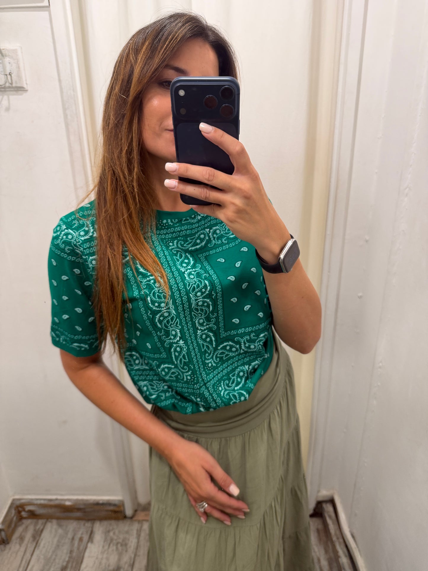 T-SHIRT BANDANA VERDE