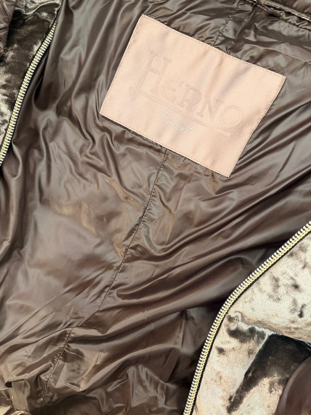 PIUMINO HERNO RESORT MARRONE