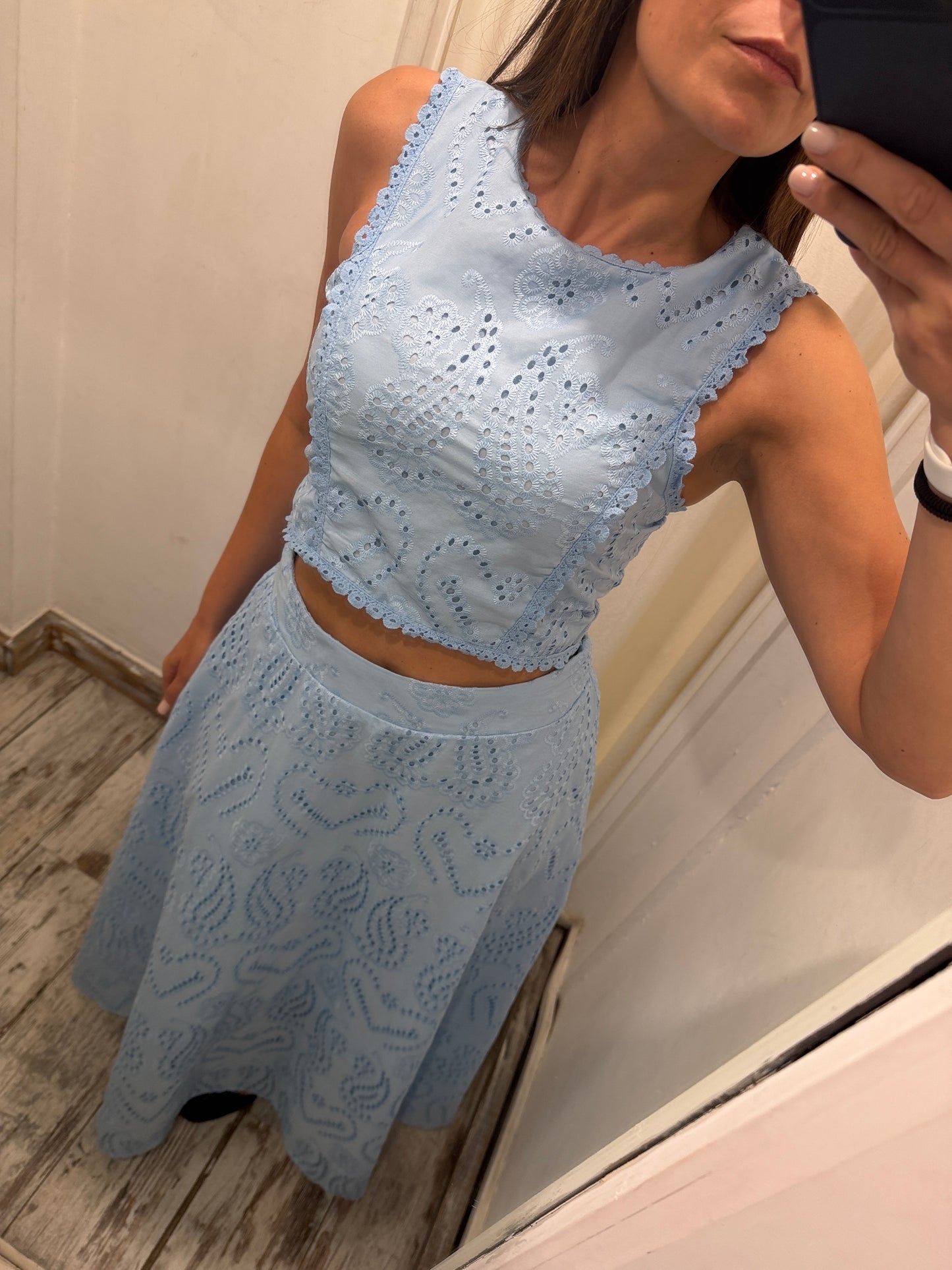 NEW COLLECTION - COORDINATO SANGALLO CELESTE