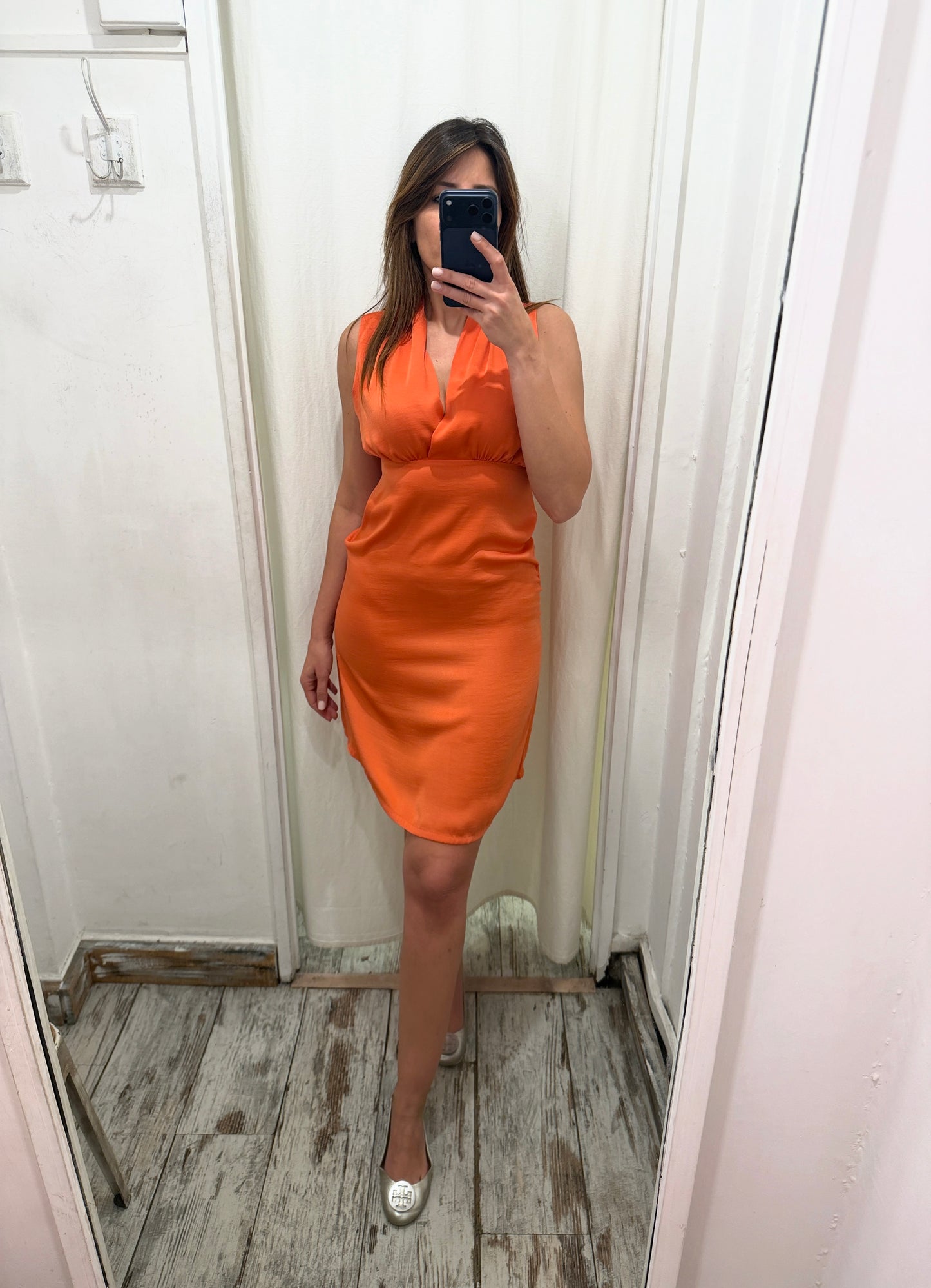 NEW COLLECTION - ABITO ST.MARTINS ARANCIO SATIN