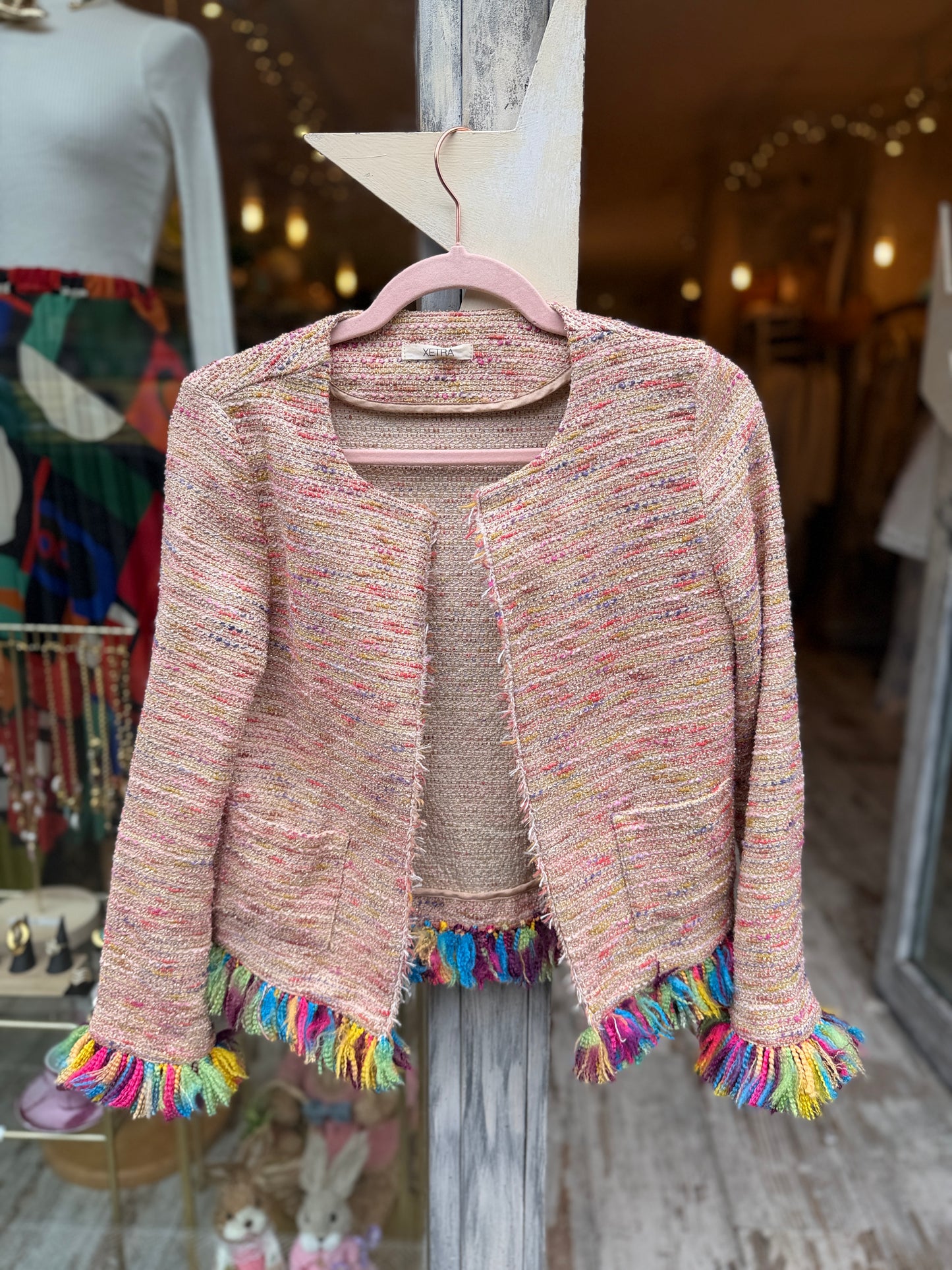 NEW COLLECTION - GIACCA XETRA BOUCLÈ NAPPINE MULTICOLOR