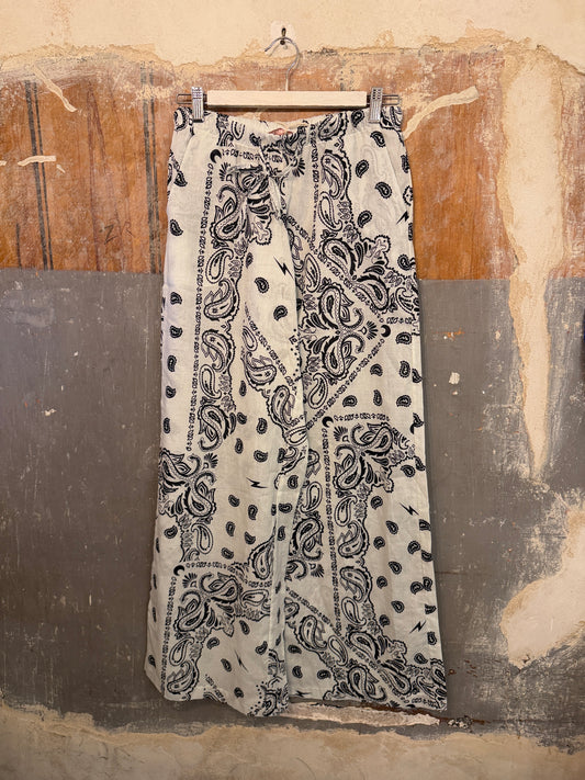 PANTALONE BANDANA BIANCO