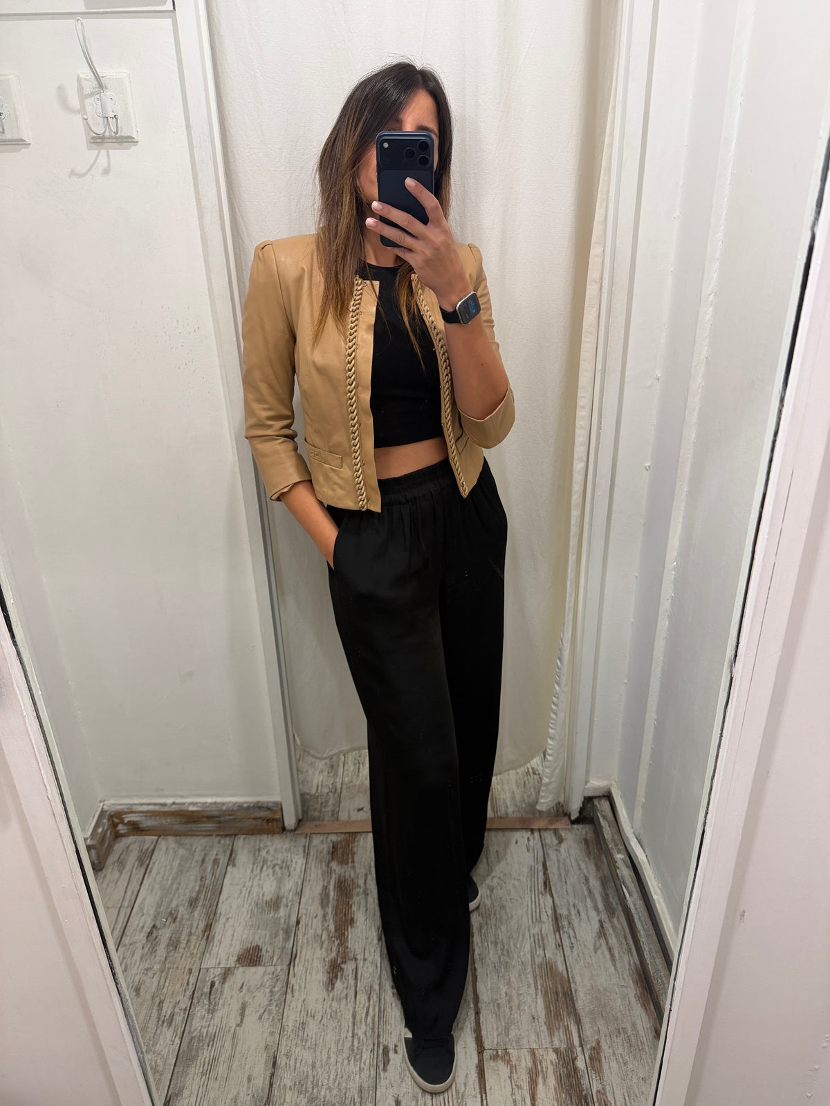 GIACCA ELISABETTA FRANCHI PELLE CAMMELLO