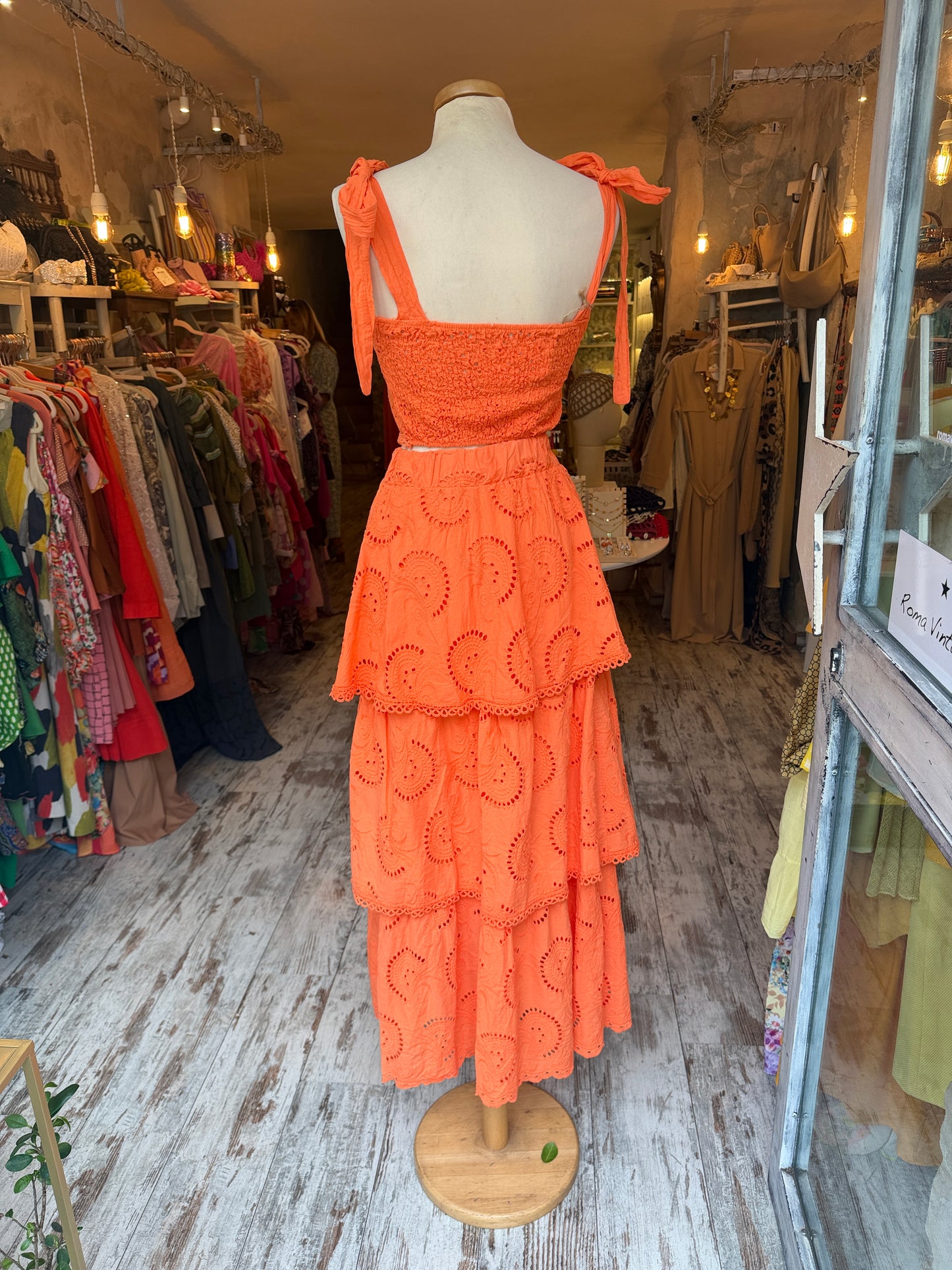 NEW COLLECTION - COORDINATO SANGALLO ARANCIO