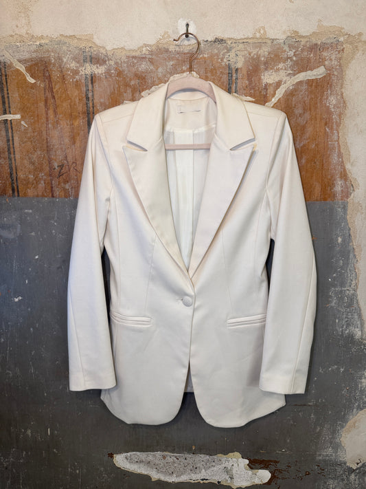 NEW COLLECTION - BLAZER LUNGO PANNA