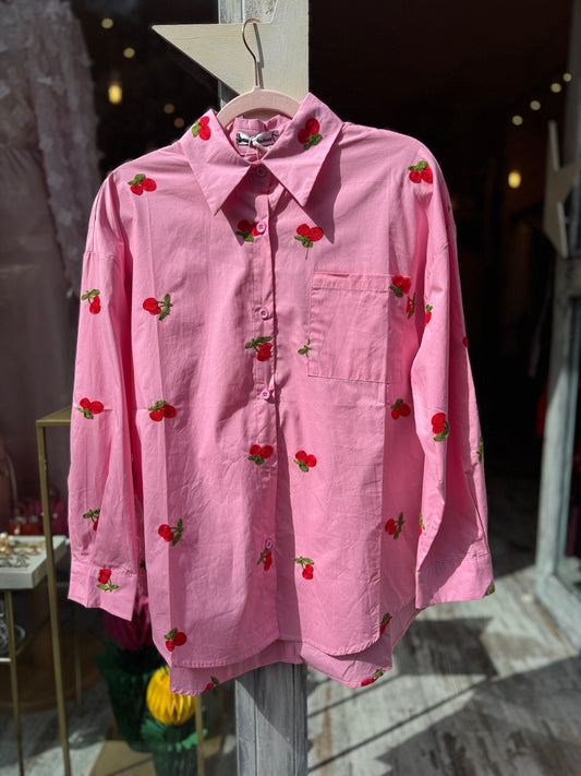 CAMICIA CILIEGE ROSA