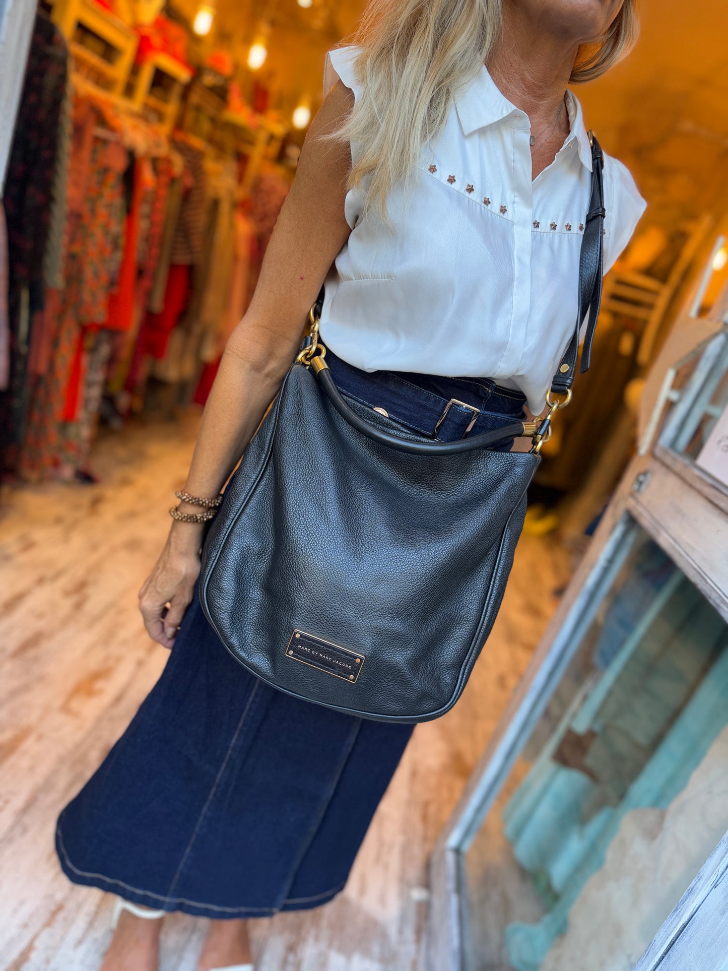 BORSA MARC by MARC JACOBS IN PELLE NERO
