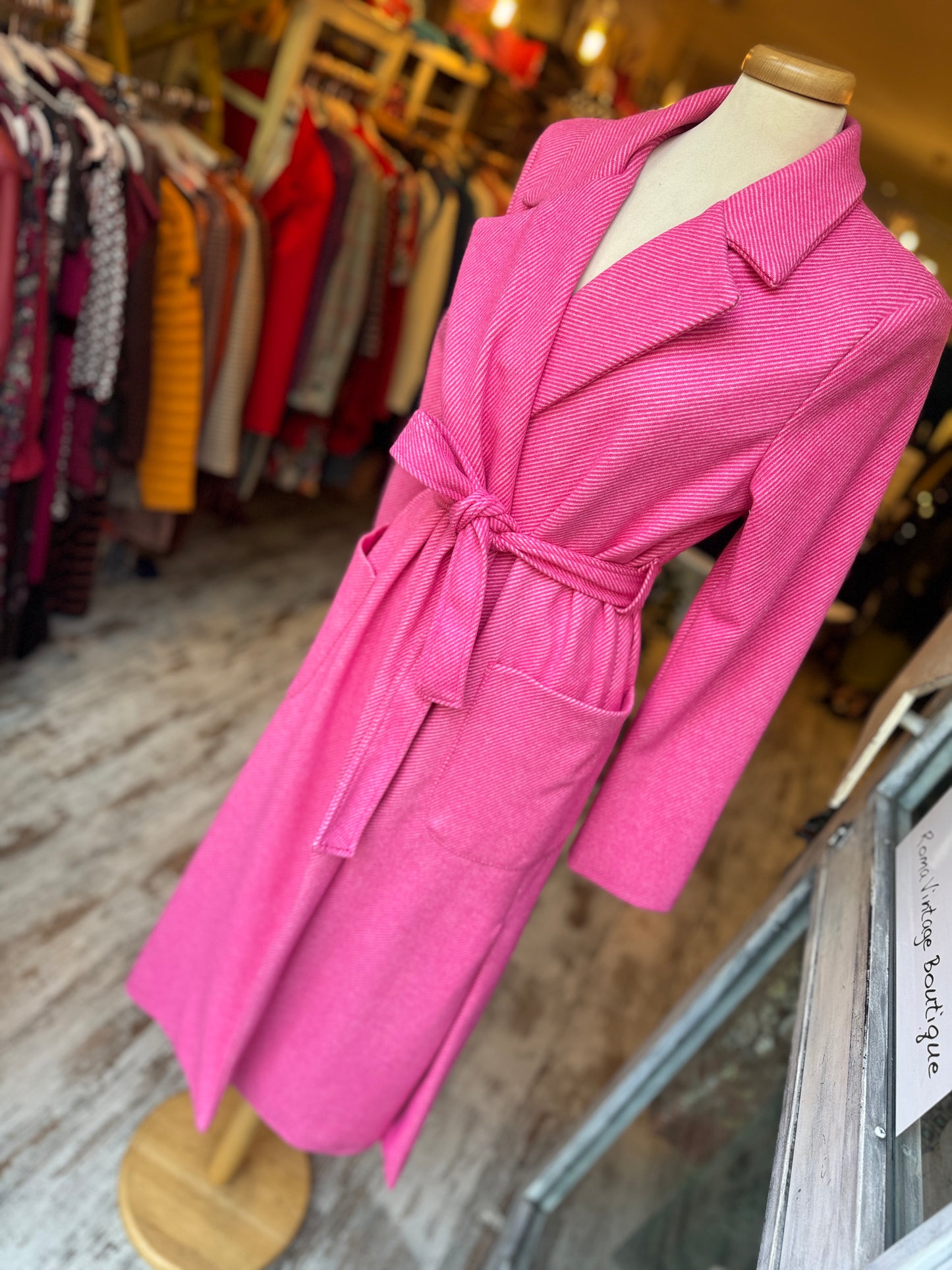 CAPPOTTO LE ROBE A VESTAGLIA ROSA