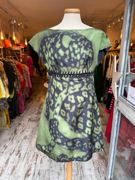 ABITO PRADA VERDE MILITARE